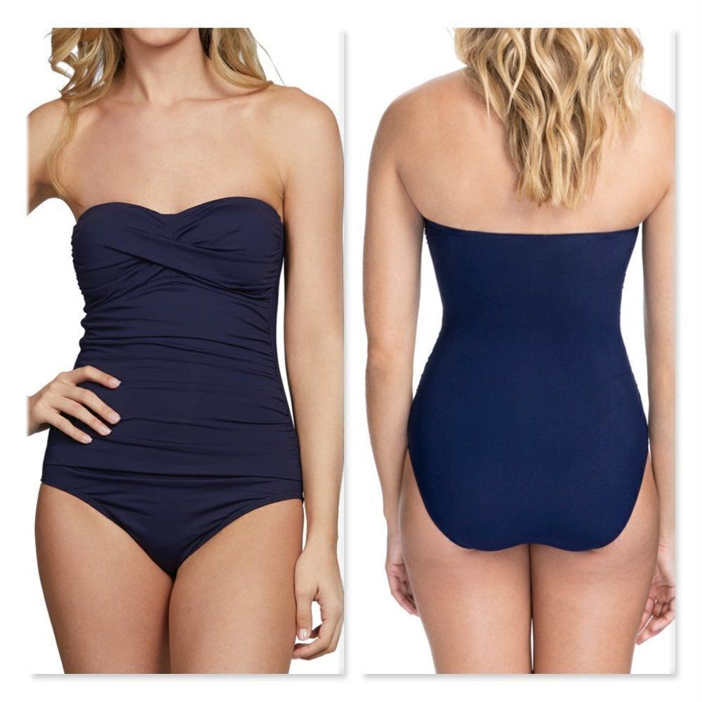 NEW Profile by Gottex Tutti Frutti Bandeau 1 Piece